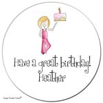 Sugar Cookie Gift Stickers - Cake Girl